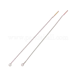 Ion Plating(IP) 304 Stainless Steel Stud Earring Finding&nbsp;STAS-E161-06RC
