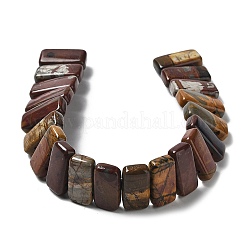 Natural Polychrome Jasper/Picasso Stone/Picasso Jasper Beads Strands&nbsp;G-L585-D01-01