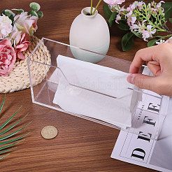 Transparent Acrylic Napkin Holder&nbsp;ODIS-WH0099-82B