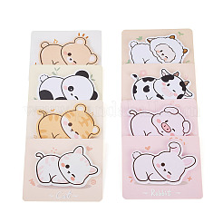24Pcs 8 Styles Cute Animal Paper Memo Notepads&nbsp;DIY-TA0014-09