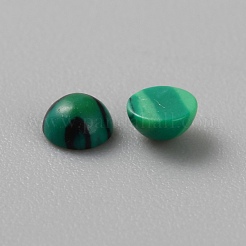 Synthetic Malachite Cabochons&nbsp;G-WH0035-04D