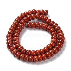Natural Red Jasper Beads Strands&nbsp;G-F347-8x5mm-01