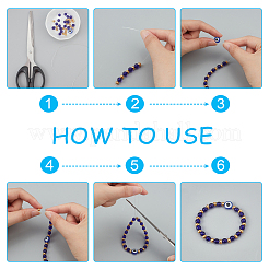401Piece DIY Evil Eyes Themed Jewelry Set Making Kits&nbsp;DIY-PH0002-16