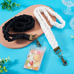 2Pcs 2 Colors Polyester Mobile Straps for Women&nbsp;HJEW-TA0001-49B