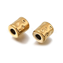 Hammered Textured 304 Stainless Steel Spacer Beads&nbsp;STAS-L315-073A-G02