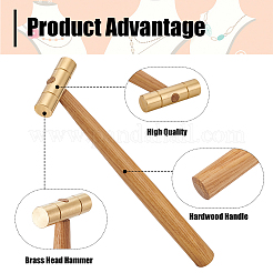 Brass Ball Hammer&nbsp;TOOL-WH0202-06G