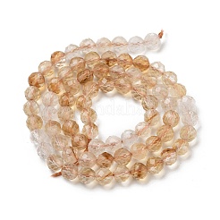 Heated Natural Citrine Beads Strands&nbsp;G-B088-C17-05