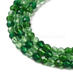 Transparent Glass Beads Strands&nbsp;GLAA-H027-01G