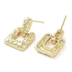Brass Studs Earrings&nbsp;EJEW-K276-03G