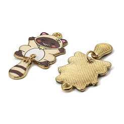 Alloy Enamel Pendants&nbsp;FIND-I064-03G-02