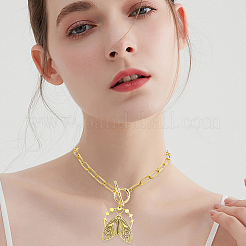 Brass Toggle Clasps&nbsp;KK-BBC0013-60G
