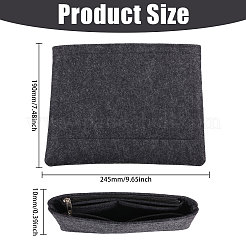 Felt Purse Organizer Insert&nbsp;AJEW-WH0434-16A-01