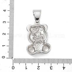 316 Surgical Stainless Steel Enamel Pendants&nbsp;STAS-P412-05P