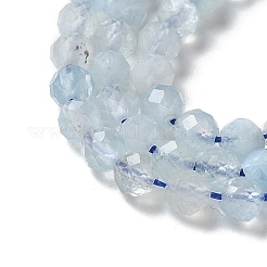 Natural Aquamarine Beads Strands&nbsp;G-F509-02-4mm