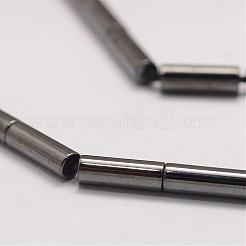 Grade AA Magnetic Synthetic Hematite Bead Strands&nbsp;G-P258-13-B