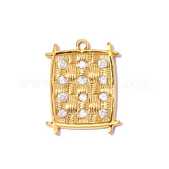 304 Stainless Steel Rhinestone Pendants&nbsp;STAS-OY013-53G
