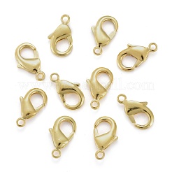 Brass Lobster Claw Clasps&nbsp;X-KK-903-G-NF