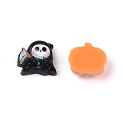 Halloween Theme Printed Opaque Resin Cabochons&nbsp;CRES-T025-19