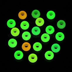 100Pcs Luminous Acrylic Beads&nbsp;OACR-FP0001-12