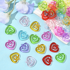 80Pcs Transparent Acrylic Pendants&nbsp;TACR-SP0001-32