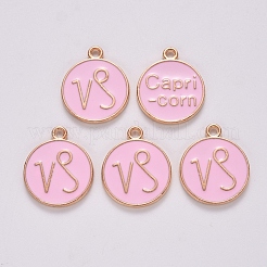 Alloy Enamel Pendants&nbsp;ENAM-S124-01B-09E