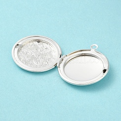 Rack Plating Brass Locket Pendants&nbsp;LS-KK-K277-06S