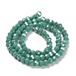 Electroplate Opaque Glass Beads Strands&nbsp;EGLA-A035-P4mm-A13