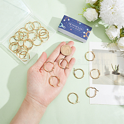 201 Stainless Steel Hoop Earrings with 304 Stainless Steel Pins for Women&nbsp;EJEW-SC0001-99A