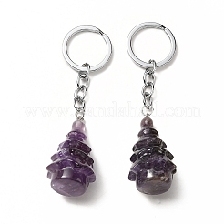 Natural Amethyst Keychain&nbsp;G-G997-D04