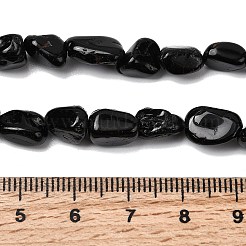 Natural Black Tourmaline Beads Strands&nbsp;G-P601-A06-02