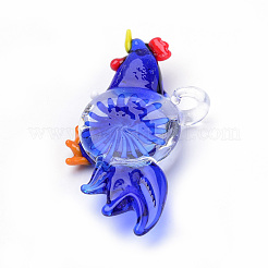 Handmade Lampwork Big Pendants&nbsp;LAMP-R138-11-B