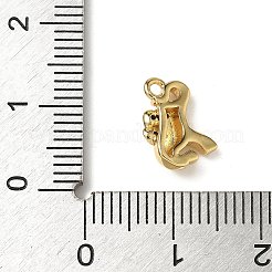 Brass Micro Pave Cubic Zirconia Charms&nbsp;KK-I276-42G