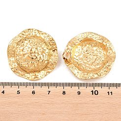 Textured 304 Stainless Steel Stud Earrings&nbsp;EJEW-F406-03D-G