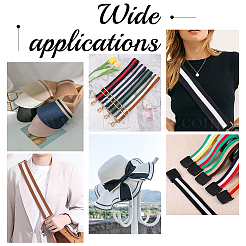 15 yards 3 colors Ethnic Style Flat Polycotton Stripe Ribbon&nbsp;OCOR-WR0001-18