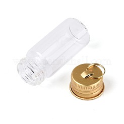 Glass Clear Bottle Beads Containers&nbsp;AJEW-WH20048-44G