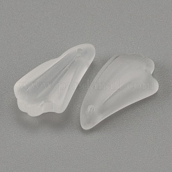 Frosted Glass Pendants&nbsp;GLAA-WH0033-21