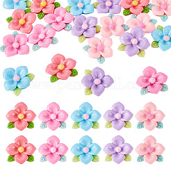 20pcs Opaque Resin Cabochons&nbsp;RESI-TADJ0001-08C