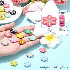 30Pcs Alloy Enamel Beads&nbsp;ENAM-CJ0006-20