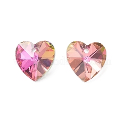 Faceted Glass Charms&nbsp;RGLA-L026-B09
