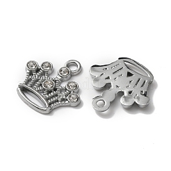 Zinc Alloy with Crystal Rhinestone Pendants&nbsp;FIND-WH0126-137A-P