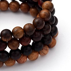 Unisex Natural Wood Beaded Stretch Bracelets Sets&nbsp;BJEW-JB05463