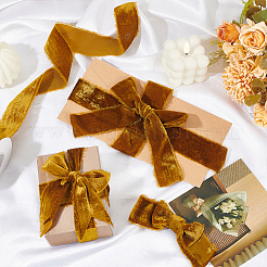 Velvet Ribbon Torn Edge Fabric&nbsp;DIY-WH0419-91E