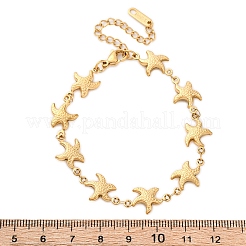 304 Stainless Steel Link Bracelets for Women&nbsp;BJEW-Z125-03G-01