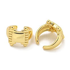 Brass Cuff Earrings&nbsp;EJEW-C104-156G