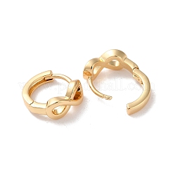 Infinity Brass Hoop Earrings for Women&nbsp;EJEW-B056-19G