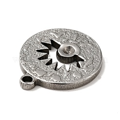 Tibetan Style 304 Stainless Steel Pendant Rhinestone Settings&nbsp;STAS-G278-23AS