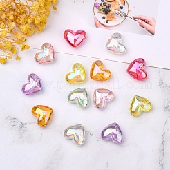 Plating AB Color Transparent Acrylic Beads&nbsp;PACR-CJ0001-15