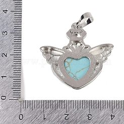 Synthetic Turquoise Pendants&nbsp;G-I366-01P-16