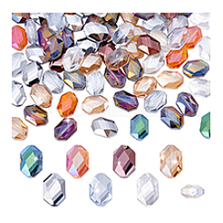 96Pcs 8 Colors Electroplate Glass Beads&nbsp;EGLA-PH0001-78