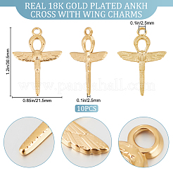 10Pcs 201 Stainless Steel Pendants&nbsp;STAS-BBC0003-06